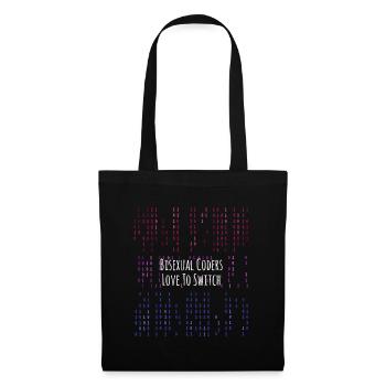 LGBT Code Bisexual Programming - Tote Bag - black - Front