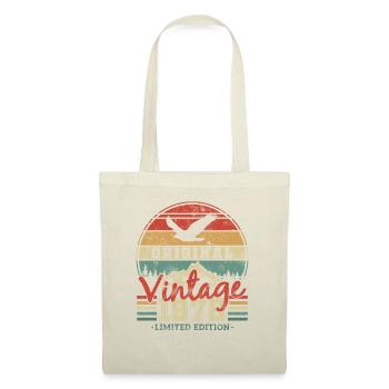 Cadeau d’anniversaire 1978 - Sac en tissu - nature - Devant