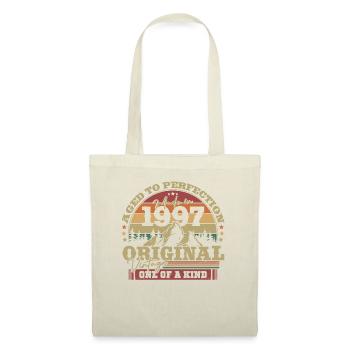 Vintage 1997 Geburtstagsgeschenk - 27 Jahre - Stoffbeutel - Natur - Vorne