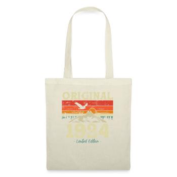 Vintage Geburtstagsgeschenk 1934 - 90 Jahre - Stoffbeutel - Natur - Vorne