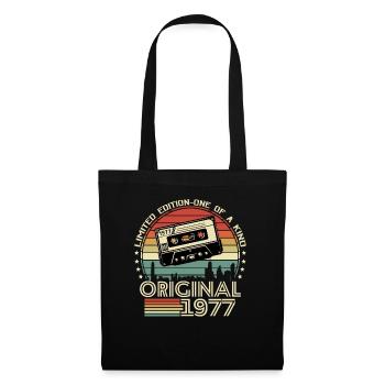 Vintage 1977 Surprise d’anniversaire - Sac en tissu - noir - Devant