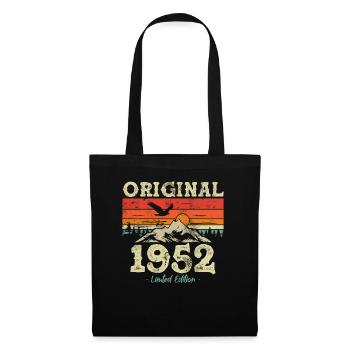 Geburtstagsgeschenk 1952 Original Limited Edition - Stoffbeutel - Schwarz - Vorne