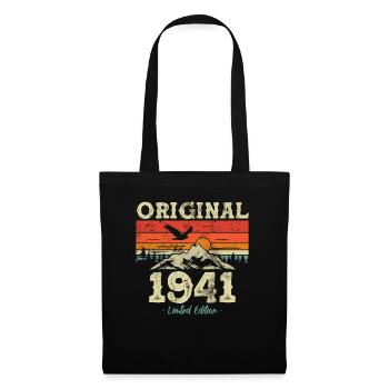 1941 Cadeau d’anniversaire Édition limitée - Sac en tissu - noir - Devant