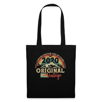 Original Vintage 2020 Birthday Gift - Tote Bag - black - Front
