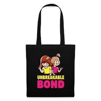 Meilleurs amis Meilleurs bourgeons Meilleur ami - Sac en tissu - noir - Devant
