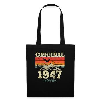 Birthday present 1947 76/77 years - Tote Bag - black - Front