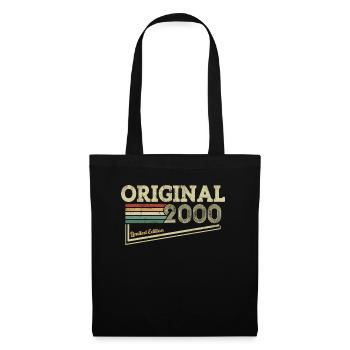 Vintage Birthday 2000 - Tote Bag - black - Front