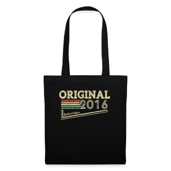 Vintage Birthday 2016 - Tote Bag - black - Front