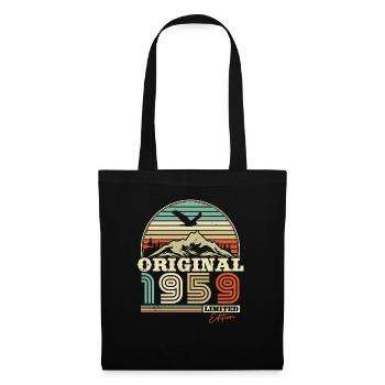 Vintage Birthday 1959 - Tote Bag - black - Front
