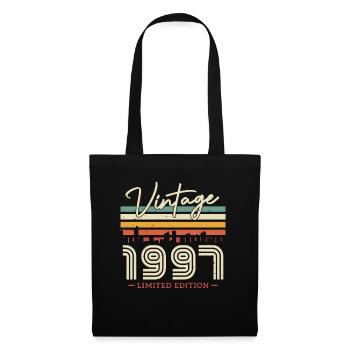 Vintage 1997 Geburtstagsgeschenk - Stoffbeutel - Schwarz - Vorne