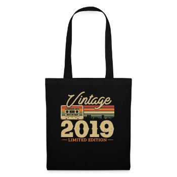Vintage Gift 2019, 4/5 years - Tote Bag - black - Front