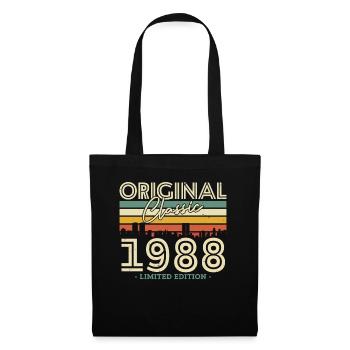 Vintage 1988 Birthday Gift - Tote Bag - black - Front