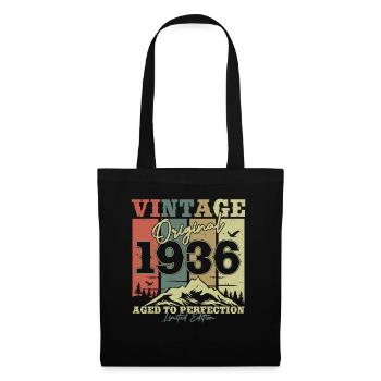 Année d’anniversaire du millésime original 1936 - Sac en tissu - noir - Devant