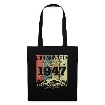 Original 1947 Vintage Birthday Year - Tote Bag - black - Front