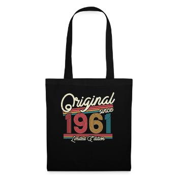 Vintage Birthday Gift 1961, 62/63 years - Tote Bag - black - Front