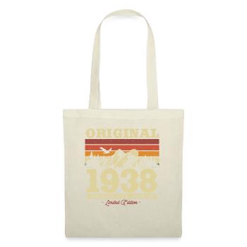 Vintage 1938 Geburtstagsgeschenk - Stoffbeutel - Natur - Vorne