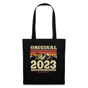 Vintage Birthday Gift 2023 - Tote Bag - black - Front