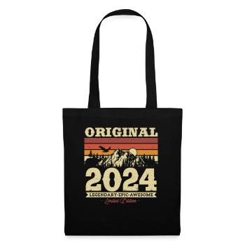 Vintage Birthday Gift 2024 - Tote Bag - black - Front
