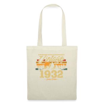 Vintage Geburtstagsgeschenk 1932 - Stoffbeutel - Natur - Vorne
