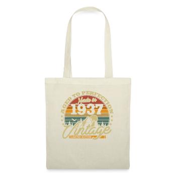 Vintage Gift 1937, 86/87 years - Tote Bag - nature - Front