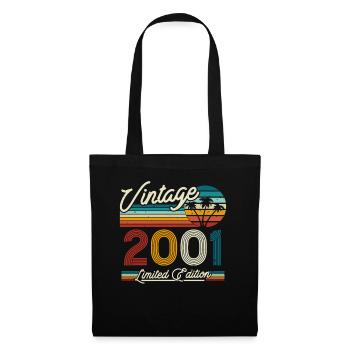 Vintage 2001 Gift - 22/23 years - Tote Bag - black - Front