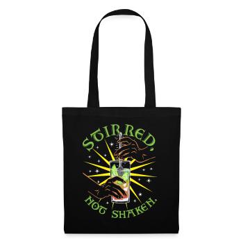 Agité Secoué - Sac en tissu - noir - Devant