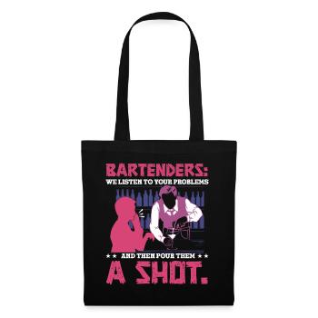 Pour shots - Tote Bag - black - Front