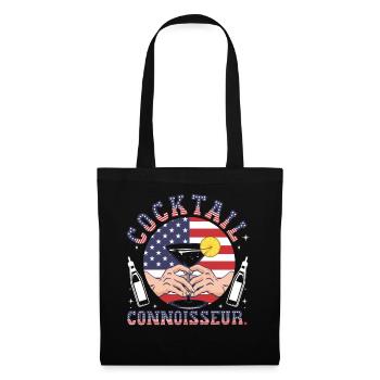 Cocktail - Sac en tissu - noir - Devant