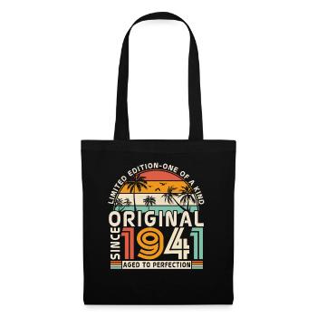 Cadeau 82-83e anniversaire 1941 - Sac en tissu - noir - Devant