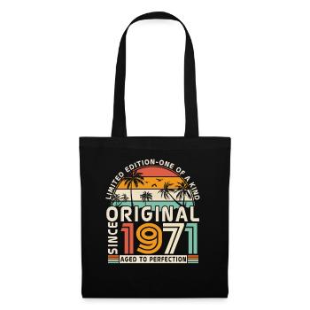 Gift Idea 52-53 Birthday 1971 Vintage - Tote Bag - black - Front