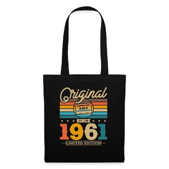 Vintage Birthday Gift 1961 62/63 years - Tote Bag - black - Front