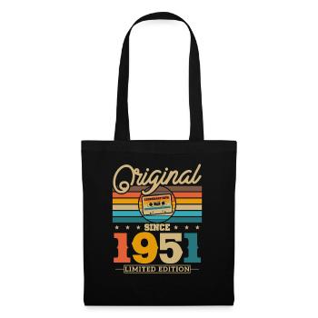 Millésime 1951 Anniversaire - Sac en tissu - noir - Devant