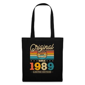 1989 Chemise d’anniversaire vintage - Sac en tissu - noir - Devant