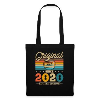 Jahreszeiten 2020 Geburtstagsgeschenk - Stoffbeutel - Schwarz - Vorne
