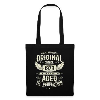 Legendary 1973 birthday year - Tote Bag - black - Front