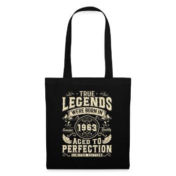 Légendes de 63 : 60 ans - Sac en tissu - noir - Devant