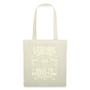 Cadeau d’anniversaire légendaire 1961 - Sac en tissu - nature - Devant