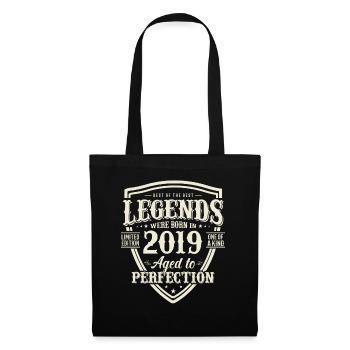 Rétro Anniversaire Surprise 4 ans 2019 - Sac en tissu - noir - Devant