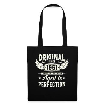 Nostalgic gift for 62nd birthday - Tote Bag - black - Front