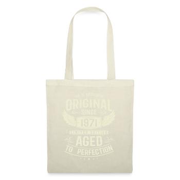 Geburtstagsgeschenk Vintage 1971 52 Jahre - Stoffbeutel - Natur - Vorne