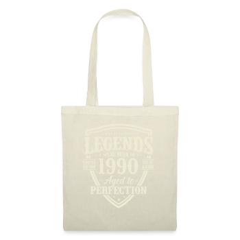 Geburtstagsgeschenk Vintage 1990 - 33 Jahre - Stoffbeutel - Natur - Vorne