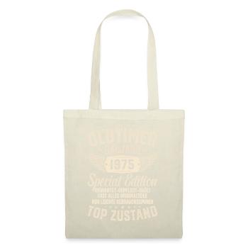Kultiges '75 Geburtstagsgeschenk - Stoffbeutel - Natur - Vorne