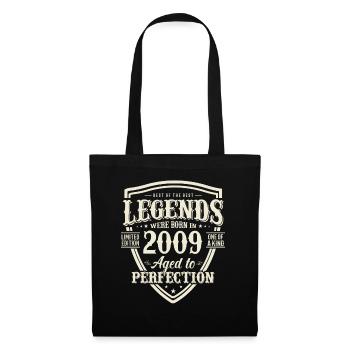 Legendary 2009 Birthday Present - Tote Bag - black - Front