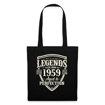 Legendary 1959 Birthday Present - Tote Bag - black - Front