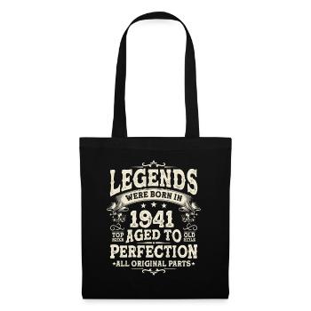 Legendary 1941 Birthday - Tote Bag - black - Front