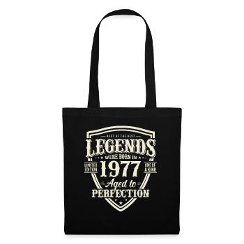Legendary 1977 birthday present - Tote Bag - black - Front