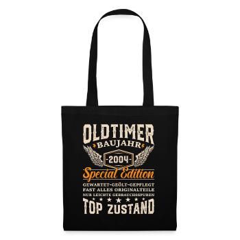 Kultiges Geburtstagsgeschenk '04 - Stoffbeutel - Schwarz - Vorne