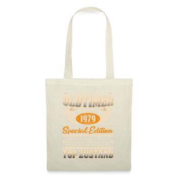 Kultiges Geburtstagsgeschenk '79 - Stoffbeutel - Natur - Vorne