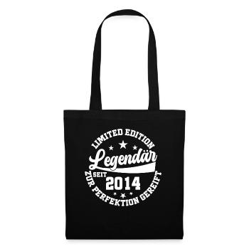 Legendäres Geschenk 2014 - Stoffbeutel - Schwarz - Vorne