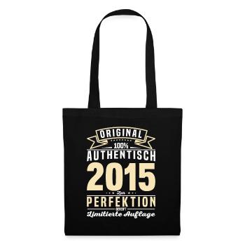 Einzigartiges Geschenk für 8/9-Jährige 2015 - Stoffbeutel - Schwarz - Vorne